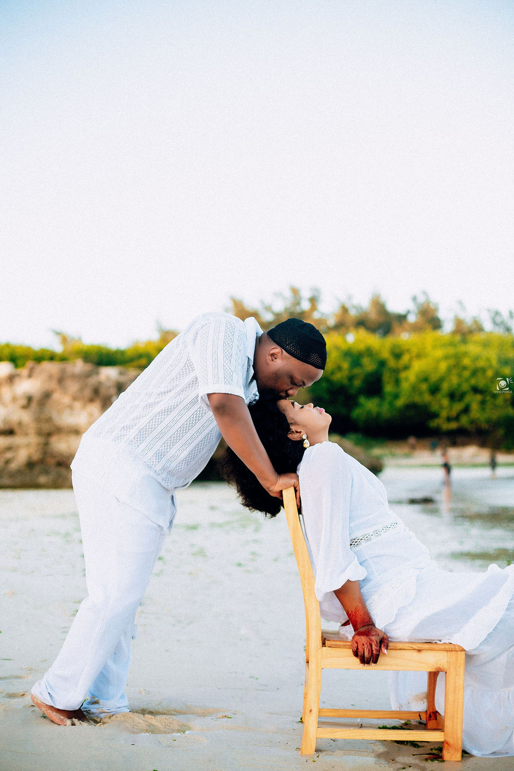 Editorial couple portrait by Vivid Pixels